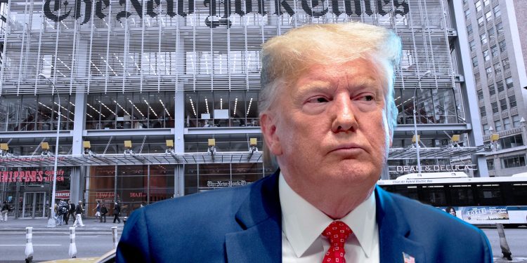Médias : Donald Trump charge violemment le New York Times, « ce journal en déclin »