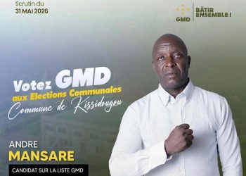 Double scrutin à Kissidougou : André Mansaré (GMD) confiant quant à sa victoire malgré la faible mobilisation